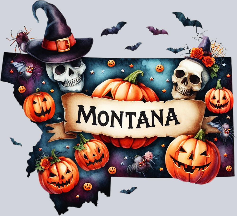 DTF Transfer Halloween States - Montana