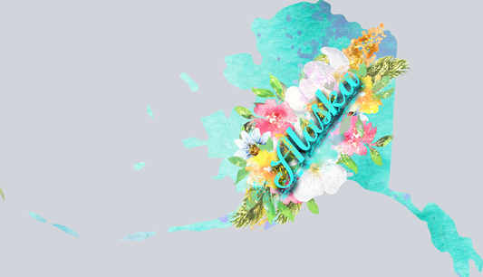 DTF Transfer Alaska - Watercolor Flowers