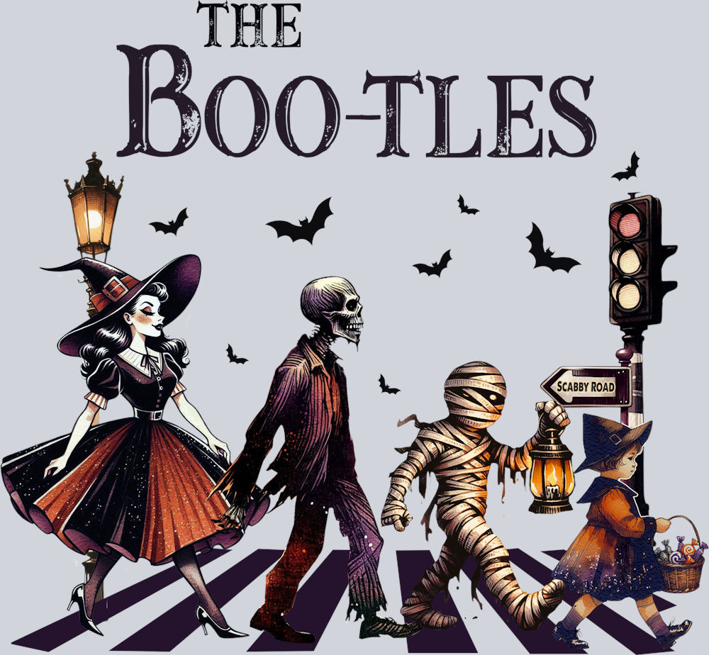 DTF Transfer Halloween  - The Boo-tles