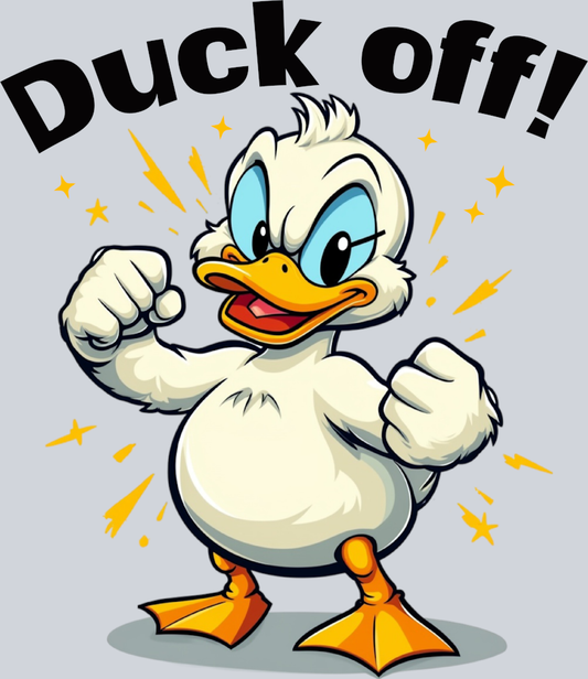 DTF Transfer Fowl - Duck Off