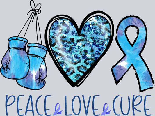 DTF Transfer Diabetes - Peace Love Cure