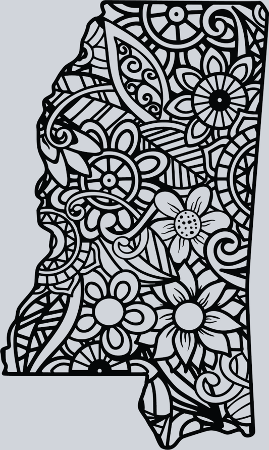 DTF Transfer Mississippi - Mandala
