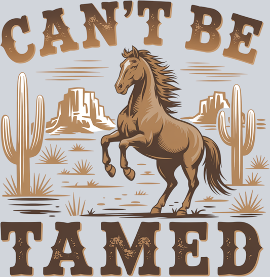 DTF Transfer Western - Can't be Tamed
