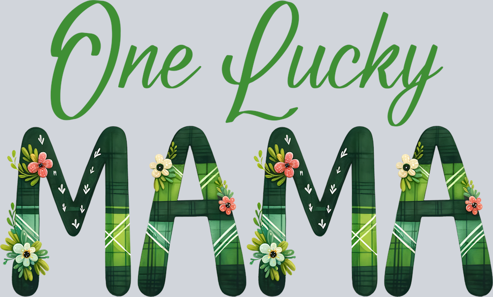DTF Transfer St. Patrick's Day - One Lucky Mama