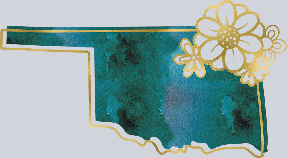 DTF Transfer Oklahoma - Watercolor