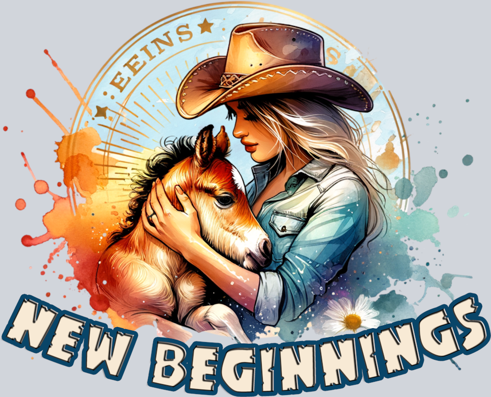 DTF Transfer Western - New Beginnings