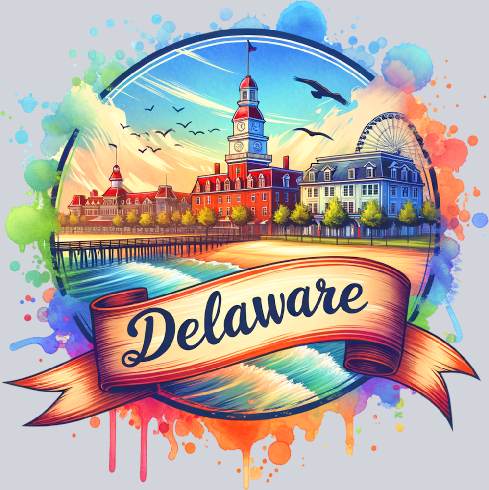 DTF Transfer Delaware - Beach