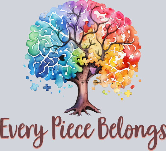 DTF Transfer Autism - Every Piece Belongs