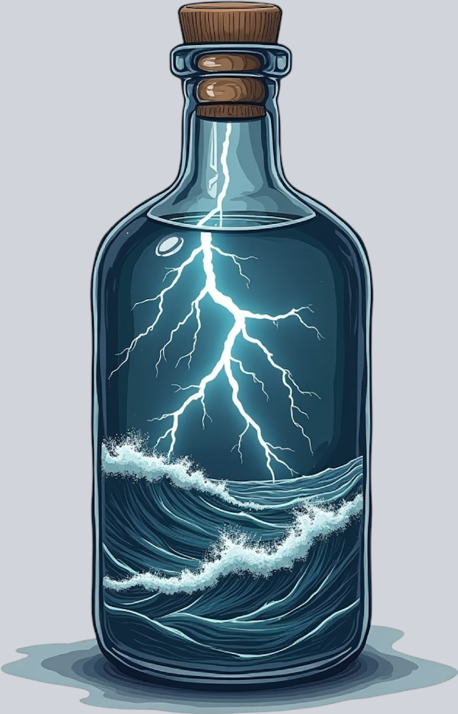 DTF Transfer High Seas - Storm in a Bottle