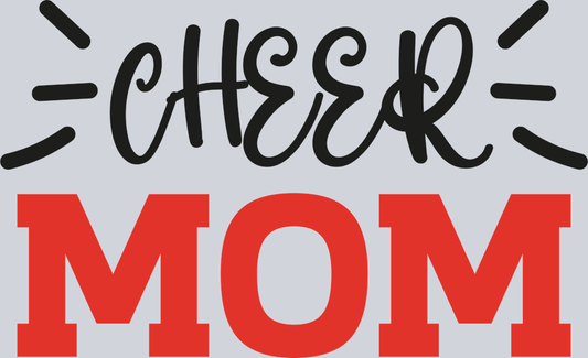 DTF Transfer Football - Cheer Mom