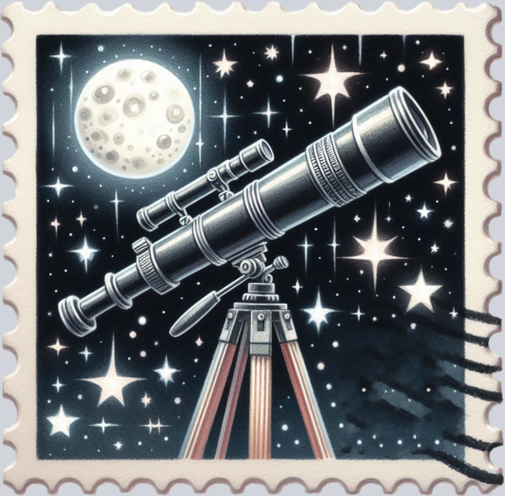 DTF Transfer High Seas - Postage Telescope