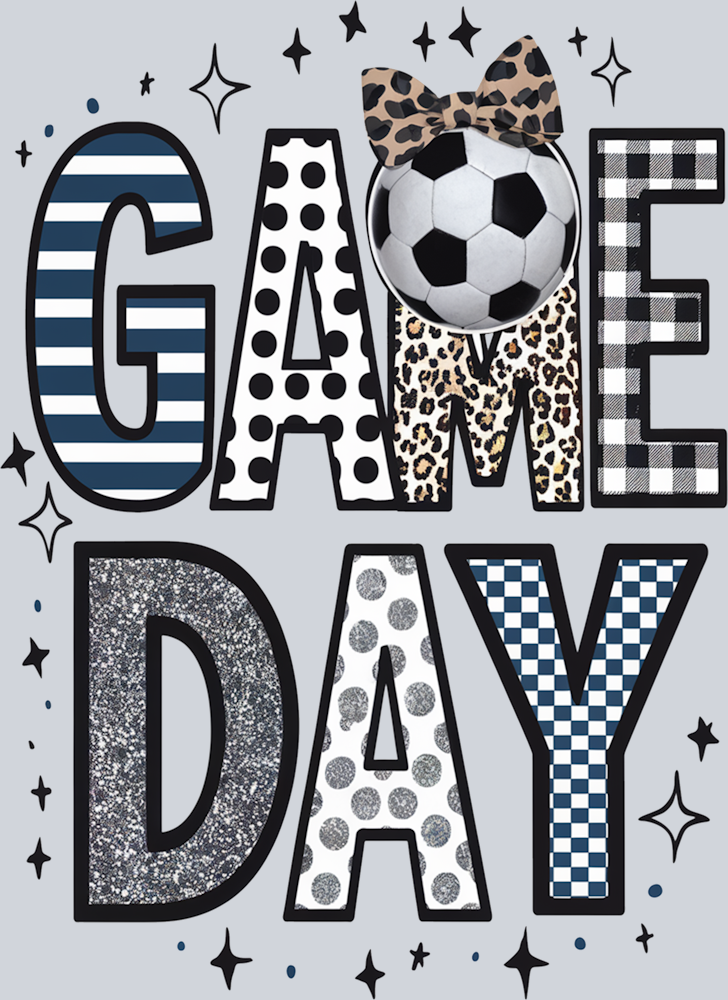 DTF Transfer Soccer - Soccer Game Day