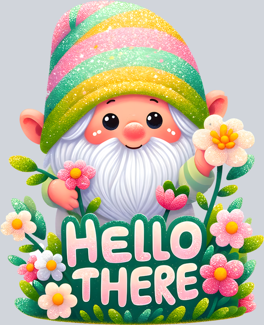 DTF Transfer Easter - Hello There Gnome