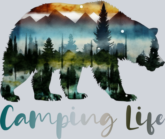 DTF Transfer Camping - Camping Life