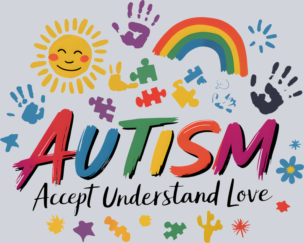 DTF Transfer Autism - Autism Accept Understand Love