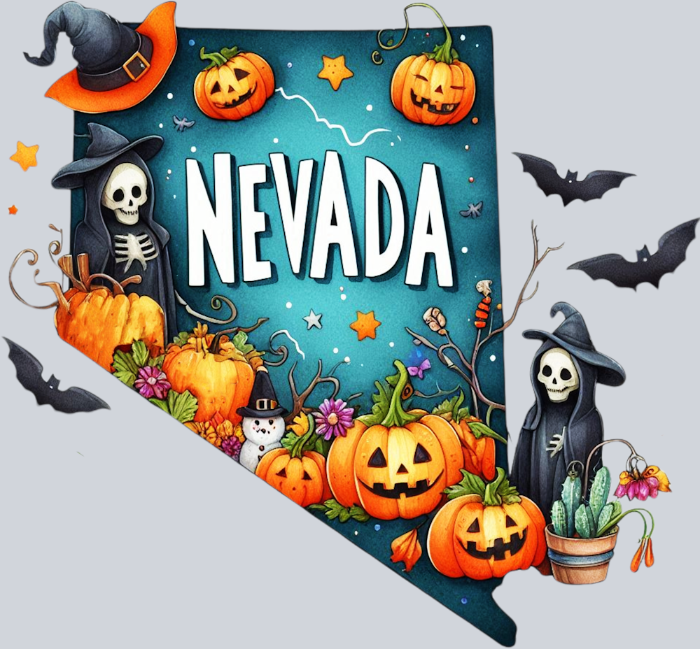 DTF Transfer Halloween States - Nevada