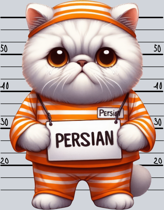 DTF Transfer Cats - Persian Jail