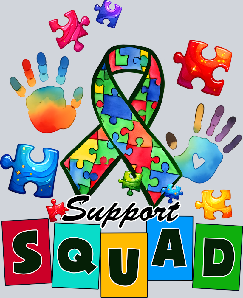DTF Transfer Autism - Support Squad
