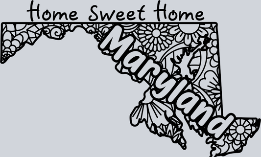 DTF Transfer Maryland - Home Sweet Home