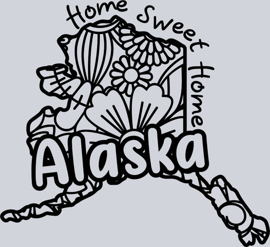 DTF Transfer Alaska - Home Sweet Home
