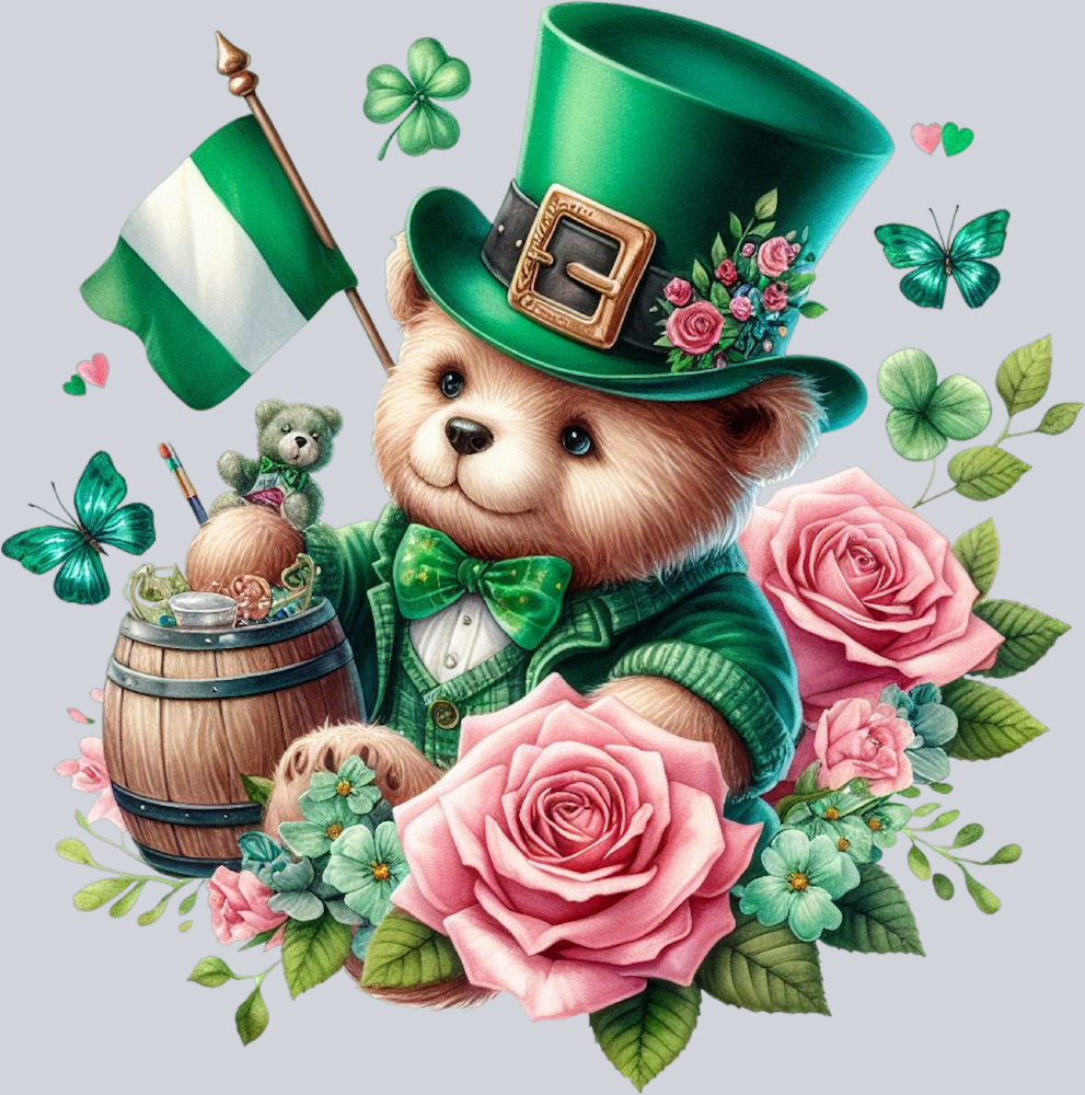 DTF Transfer St. Patrick's Day - Bear