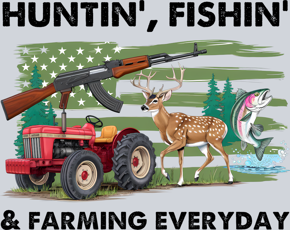DTF Transfer Hunting - Huntin', Fishin' & Farming Everyday