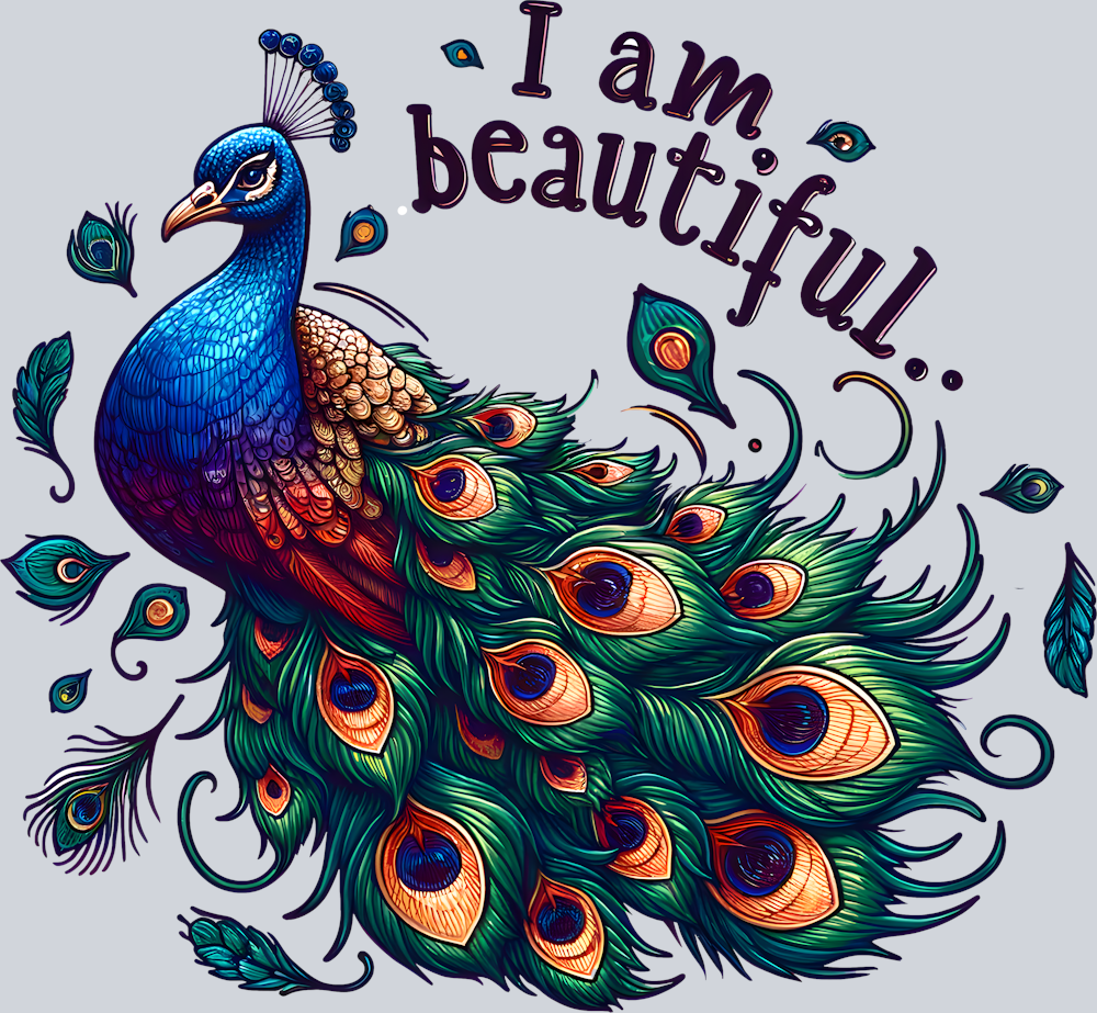 DTF Transfer Easter - I am Beautiful