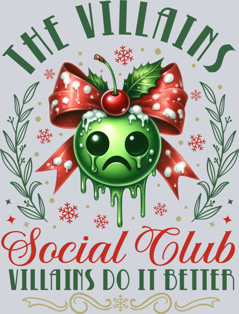 DTF Transfer Christmas - The Villains Social Club