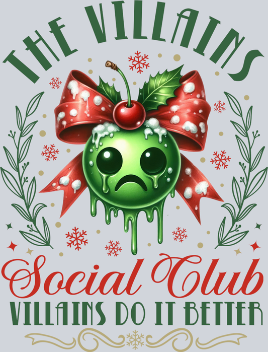 DTF Transfer Christmas - The Villains Social Club