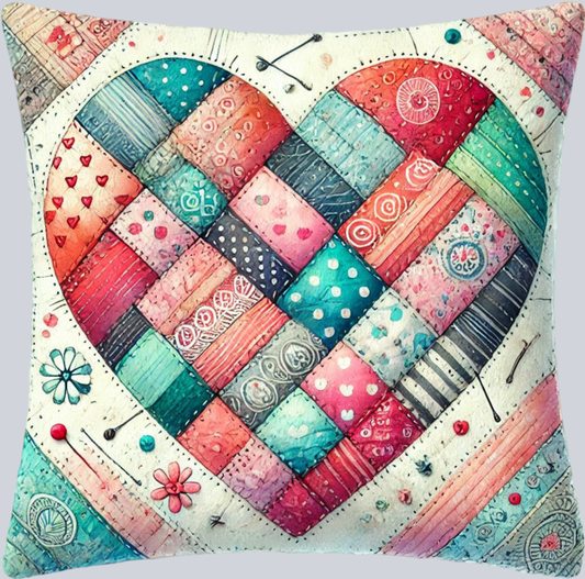 DTF Transfer Valentines - Heart Pillow