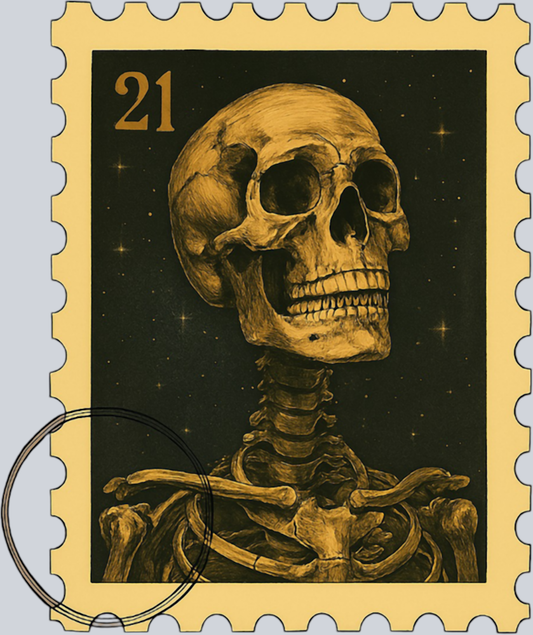 DTF Transfer Halloween - Postage Stamps 1