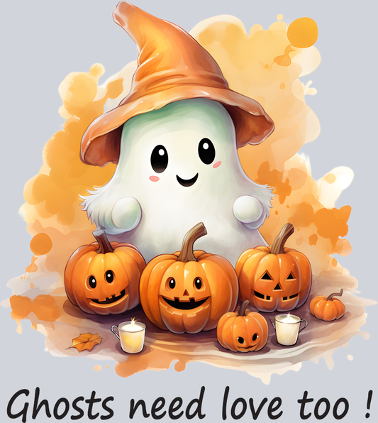 DTF Transfer Halloween  - Ghost need love too!