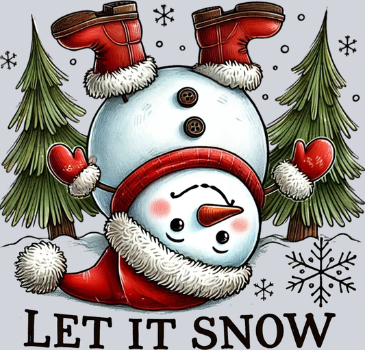 DTF Transfer Christmas - Let it Snow 2