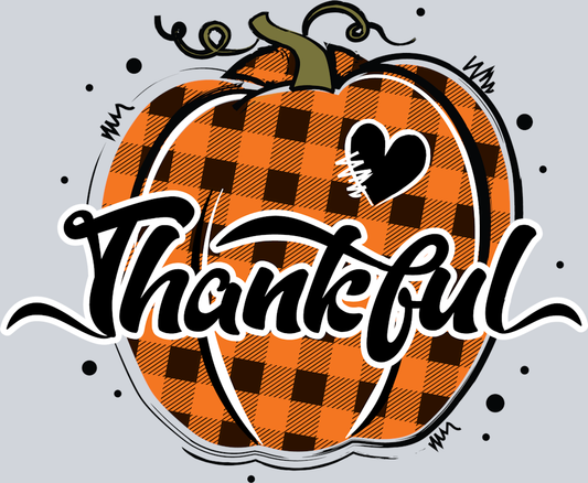 DTF Transfer Thanksgiving - Thankful
