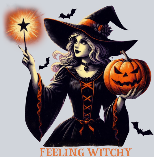 DTF Transfer Halloween - Feeling Witchy