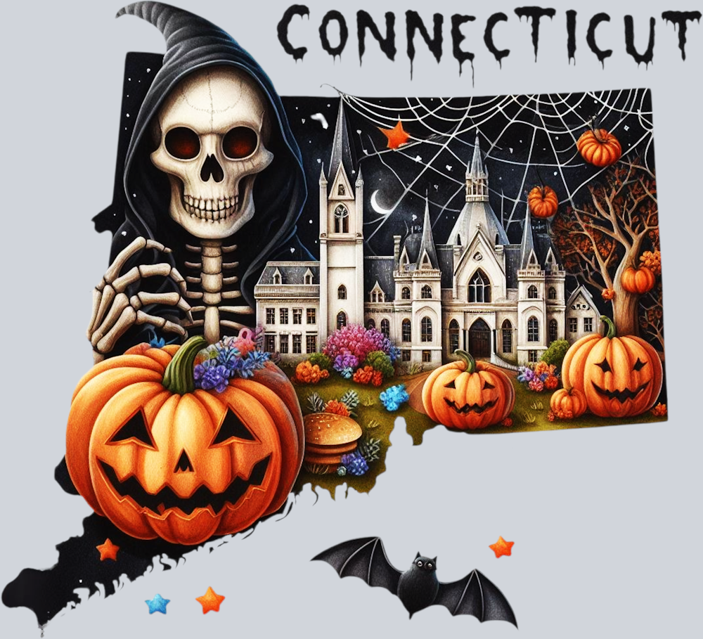 DTF Transfer Halloween States - Connecticut