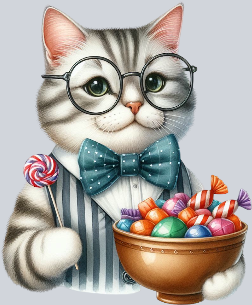 DTF Transfer Cats - Candy