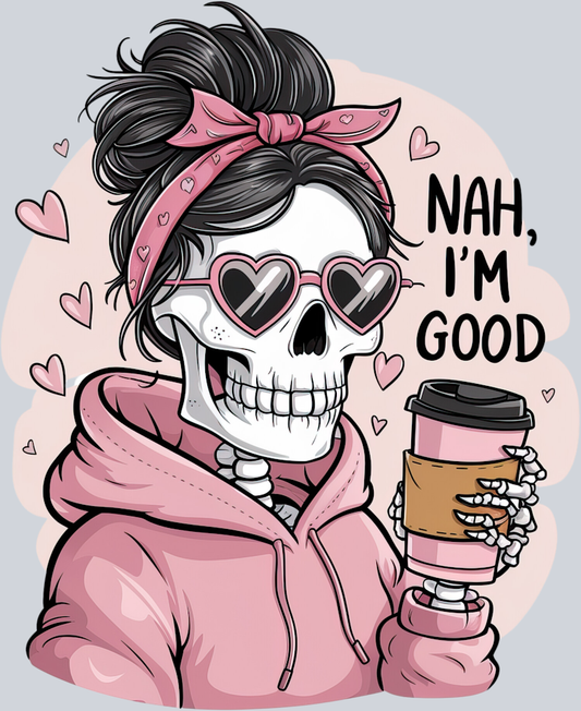 DTF Transfer Halloween - Nah I'm Good