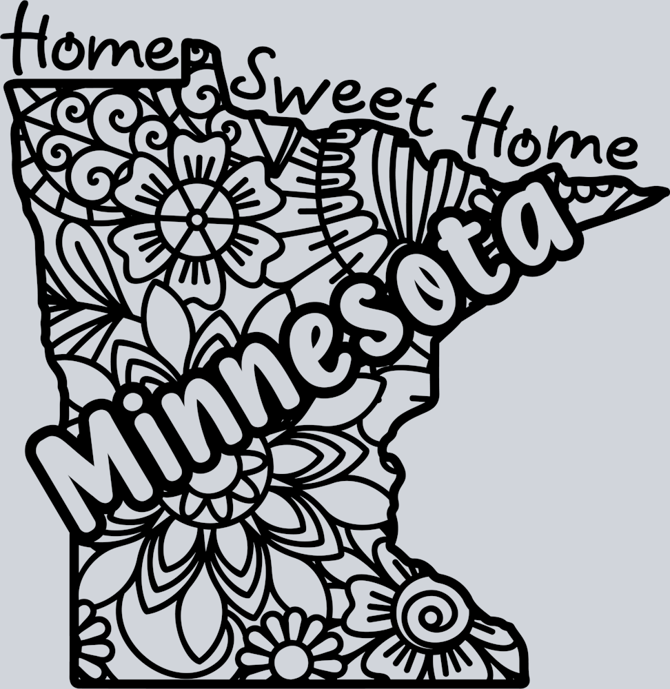 DTF Transfer Minnesota - Home Sweet Home