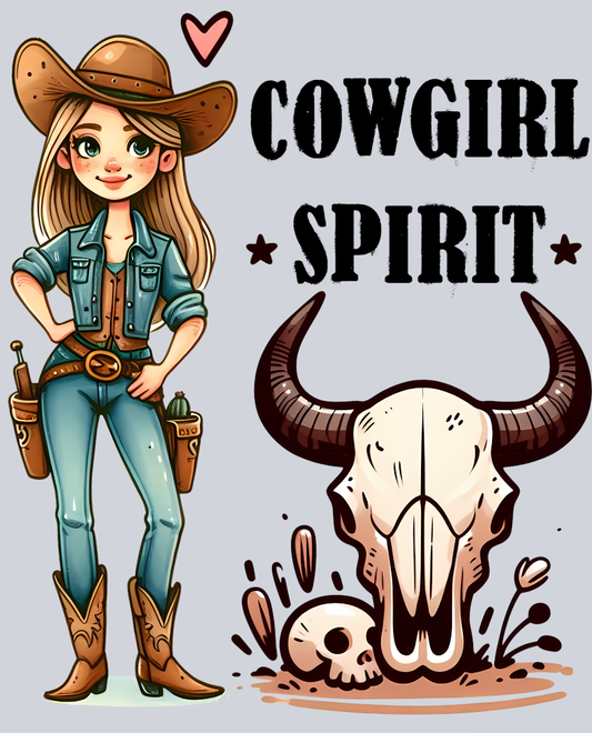 DTF Transfer Western - Cowgirl Spirit
