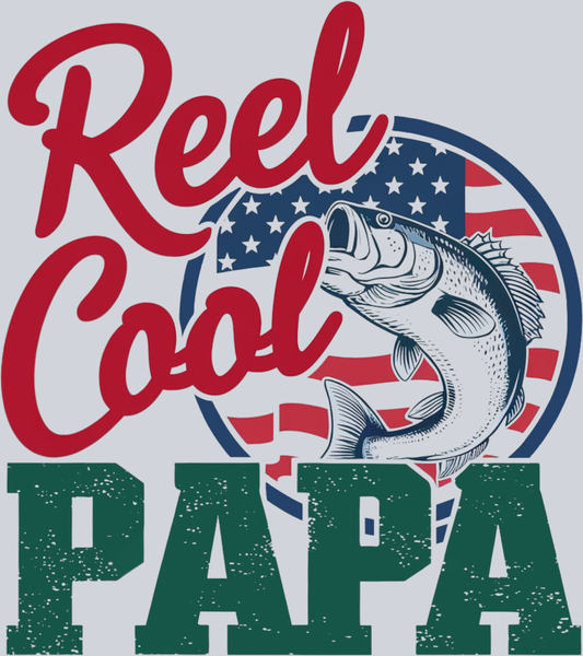 DTF Transfer Fishing - Reel Cool Papa