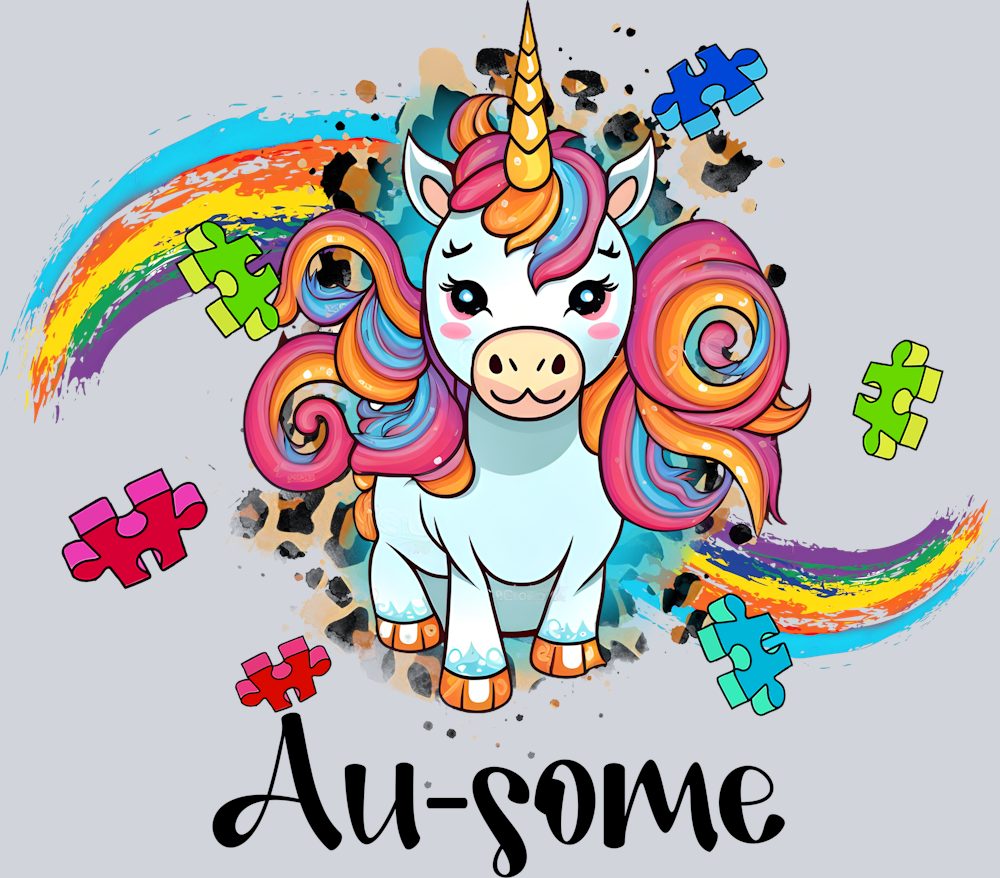DTF Transfer Autism - Au-some