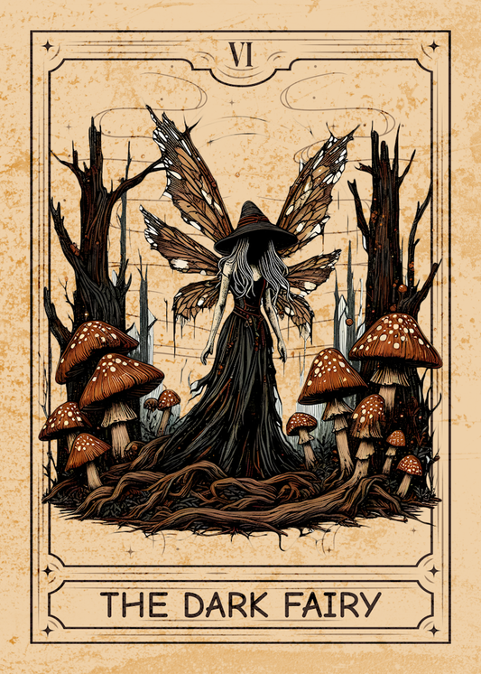 DTF Transfer Halloween - The Dark Fairy