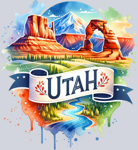 DTF Transfer Utah - Retro Travel