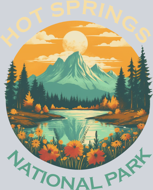DTF Transfer National Parks - Hot Springs National Park