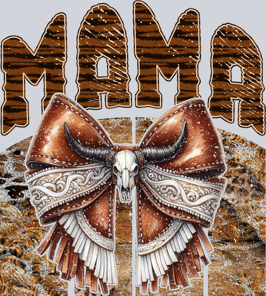 DTF Transfer Western - Mama Bow