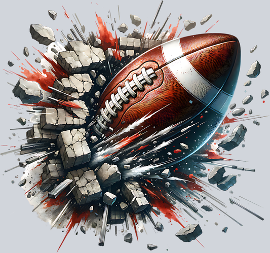 DTF Transfer Football - Football Break Through