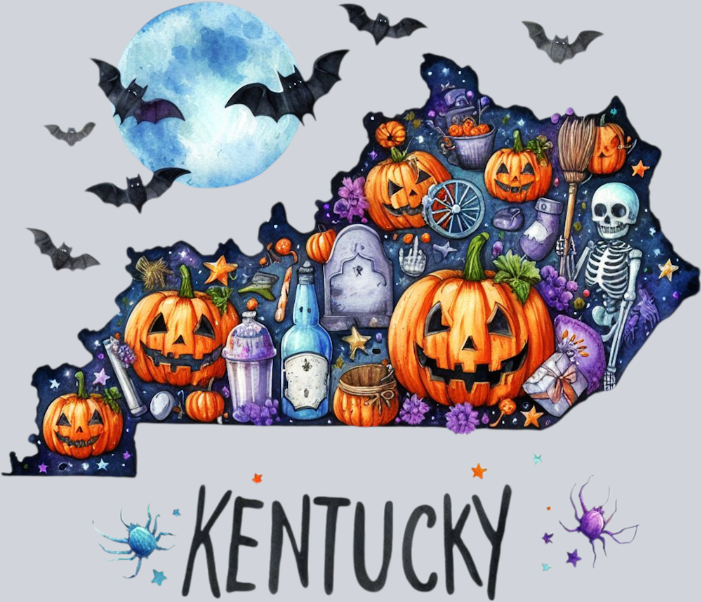 DTF Transfer Halloween States - Kentucky