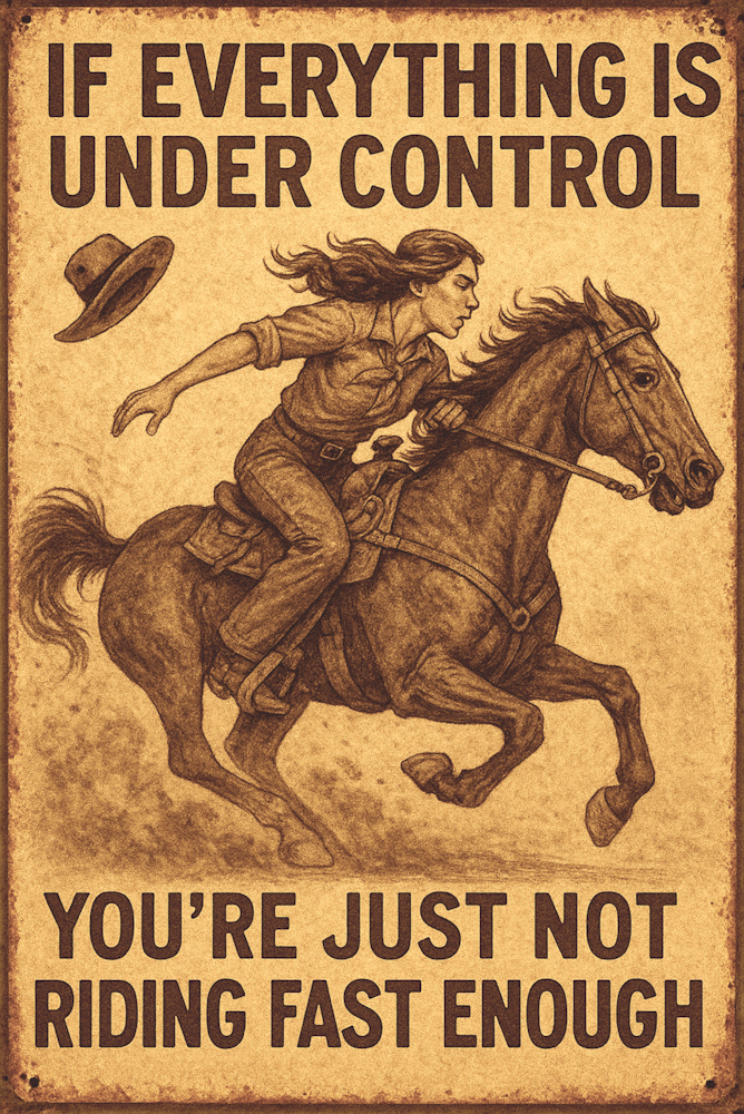 DTF Transfer Western - If Everything is Under Control