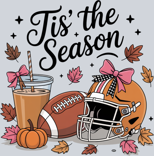 DTF Transfer Football - Tis' the Season